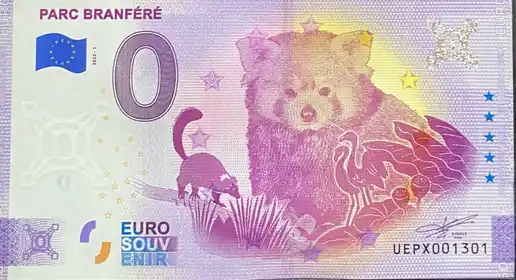 Banconota da 0€ PARC BRANFÉRÉ