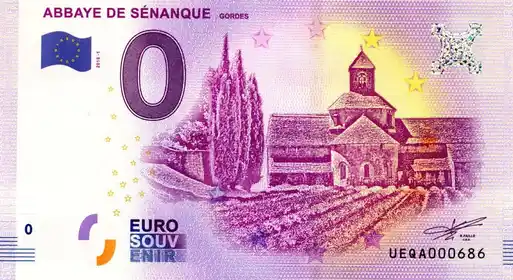 Billete de 0€ ABBAYE DE SÉNANQUE GORDES