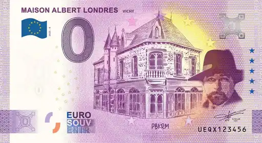 Billete de 0€ MAISON ALBERT LONDRES VICHY