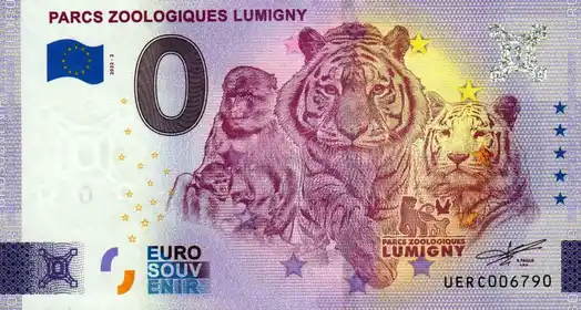 0€-Schein PARCS ZOOLOGIQUES LUMIGNY