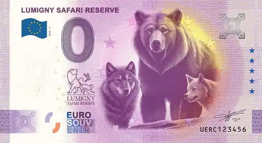 Billete de 0€ LUMIGNY SAFARI RESERVE