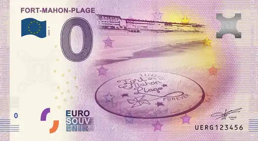 Banconota da 0€ FORT-MAHON-PLAGE