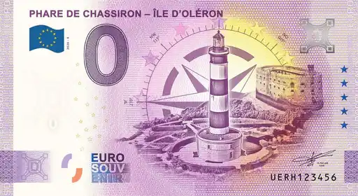 0€-Schein PHARE DE CHASSIRON - ÎLE D'OLERON