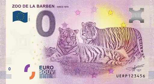Billet 0€ ZOO DE LA BARBENSINCE 1970