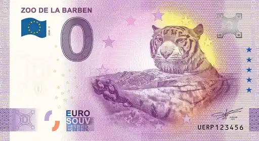 0€ banknote ZOO DE LA BARBEN