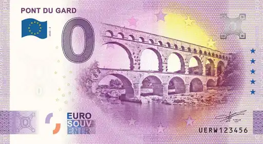 0€ banknote PONT DU GARD