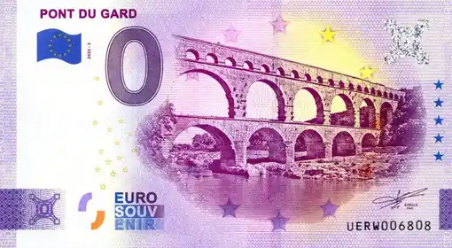 0€-Schein PONT DU GARD