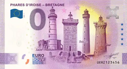 Billete de 0€ PHARES D'IROISE - BRETAGNE