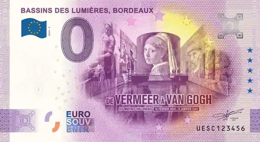 0€ banknote BASSINS DE LUMIÈRES