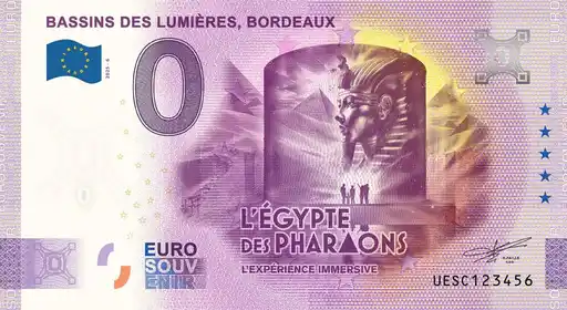 Billete de 0€ BASSINS DE LUMIÈRES
