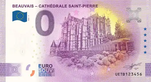 0€-Schein BEAUVAIS - CATHÉDRALE SAINT-PIERRE