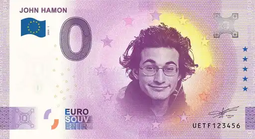Billet 0€ JOHN HAMON