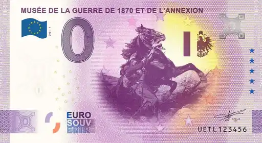 Billet 0€ MUSÉE DE LA GUERRE DE 1870 ET DE L'ANNEXION