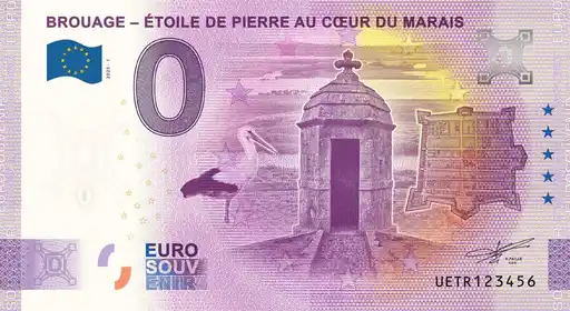 0€ banknote BROUAGE - ETOILE DE PIERRE AU COEUR DU MARAIS