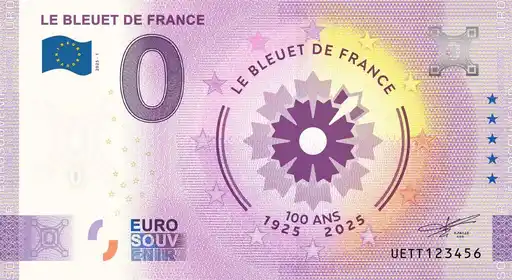Billet 0€ LE BLEUET DE FRANCE