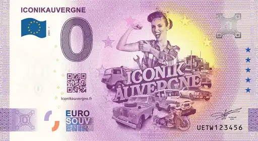 0€-Schein ICONIKAUVERGNE