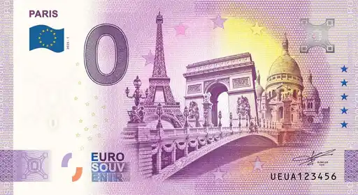 Banconota da 0€ PARIS