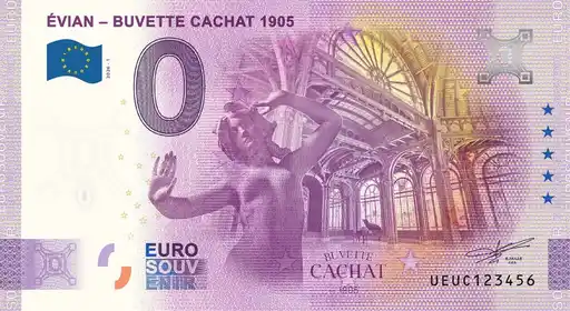Billete de 0€ ÉVIAN - BUVETTE CACHAT 1905