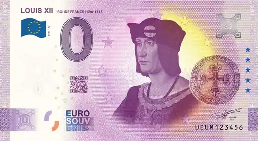 0€ banknote LOUIS XII ROI DE FRANCE