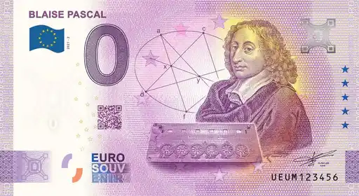Banconota da 0€ BLAISE PASCAL