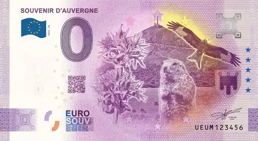 Billet 0€ SOUVENIR D'AUVERGNE