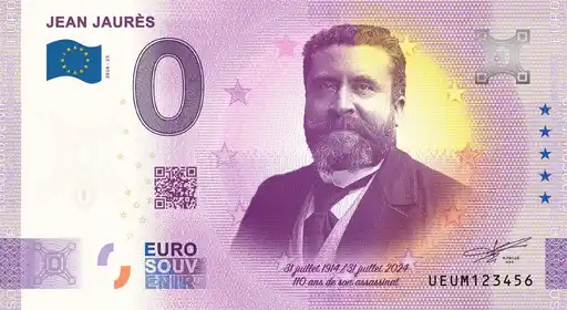 0€ banknote JEAN JAURÈS