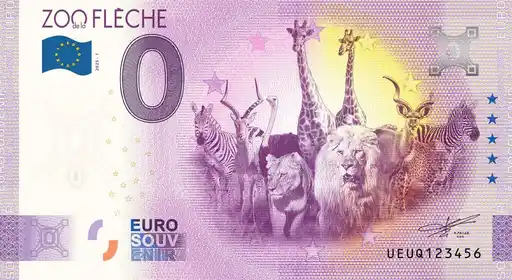 0€-Schein ZOO DE LA FLÈCHE