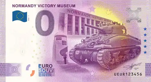 0€-Schein NORMANDY VICTORY MUSEUM