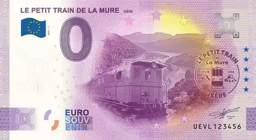 0€-Schein LE PETIT TRAIN DE LA MURE ISÈRE