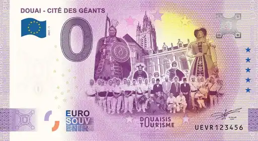 Banconota da 0€ DOUAI - CITÉ DES GEANTS