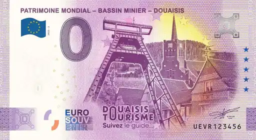 Billet 0€ PATRIMOINE MONDIAL - BASSIN MINIER - DOUAISIS