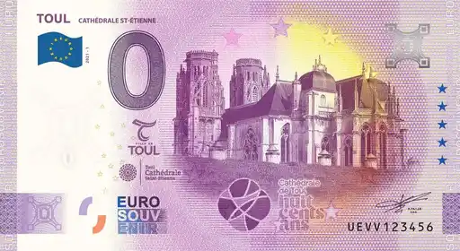 0€-Schein TOUL CATHÉDRALE ST-ÉTIENNE