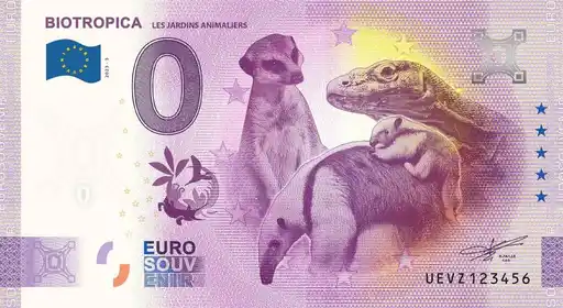 0€-Schein BIOTROPICA LES JARDINS ANIMALIERS