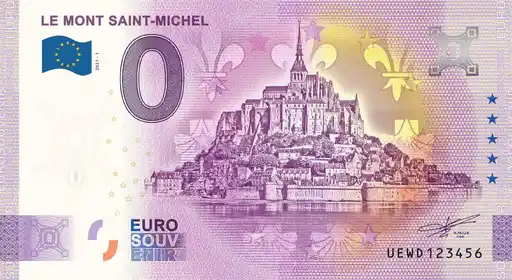 Billete de 0€ LE MONT SAINT-MICHEL