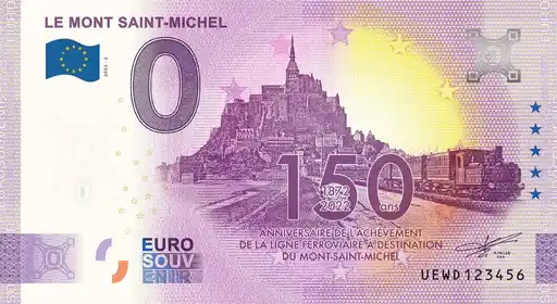 0€-Schein LE MONT SAINT-MICHEL