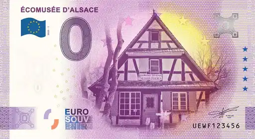 Banconota da 0€ ÉCOMUSÉE D'ALSACE