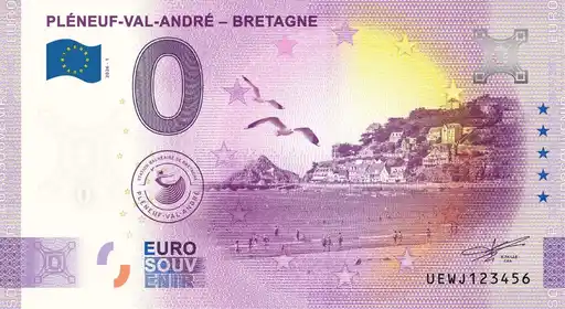 Billete de 0€ PLÉNEUF-VAL-ANDRÉ - BRETAGNE