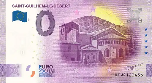 Banconota da 0€ SAINT-GUILHEM-LE-DÉSERT