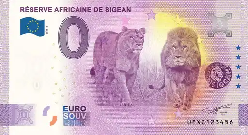 0€-Schein RÉSERVE AFRICAINE DE SIGEAN