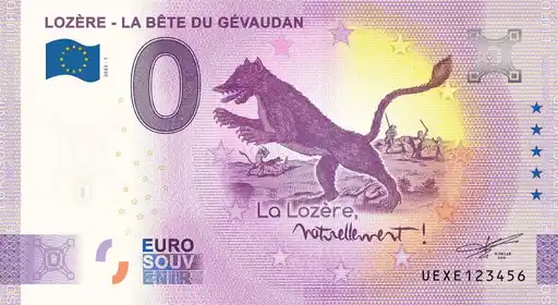 Billet 0€ LOZÈRE - LA BETE DU GEVAUDAN