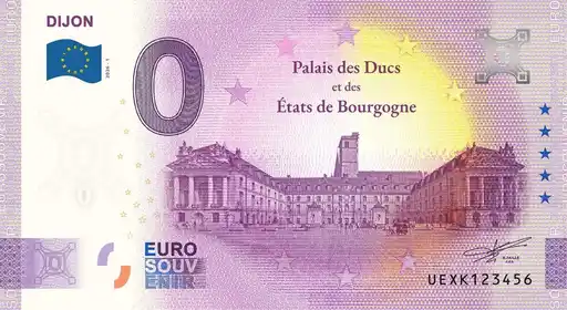 Billete de 0€ DIJON - PALAIS DES DUCS ET DES ÉTATS DE BOURGOGNE