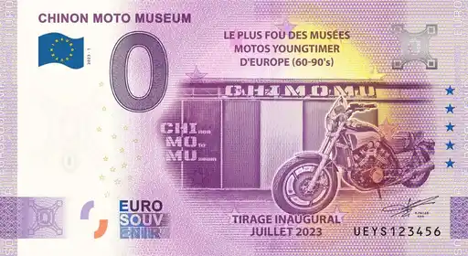 0€-Schein CHINON MOTO MUSÉUM