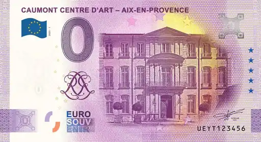 Billete de 0€ CAUMONT CENTRE D'ART - AIX-EN-PROVENCE