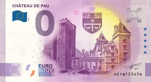 Banconota da 0€ CHÂTEAU DE PAU