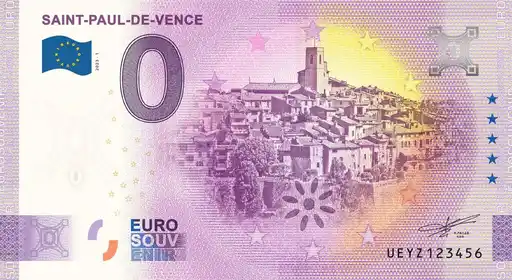 Banconota da 0€ SAINT-PAUL-DE-VENCE