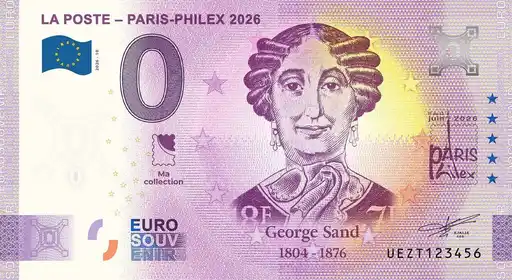 0€-Schein LA POSTE - PARIS-PHILEX 2026