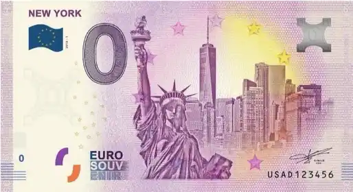 Banconota da 0€ NEW YORK