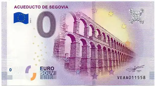Banconota da 0€ ACUEDUCTO DE SEGOVIA