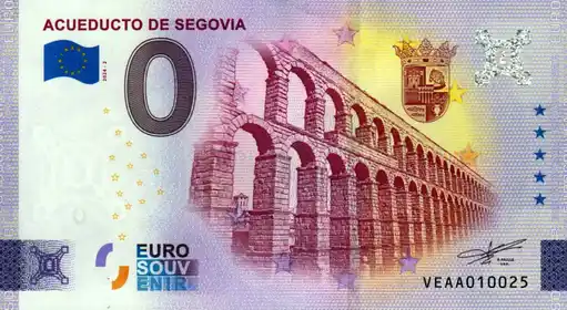 0€-Schein ACUEDUCTO DE SEGOVIA