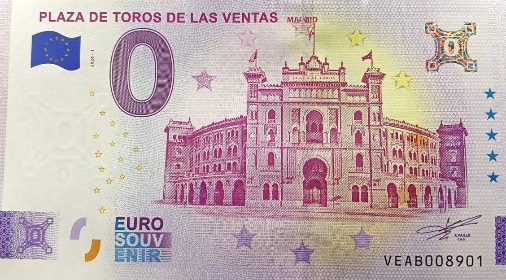 0€-Schein PLAZA DE TOROS DE LAS VENTAS MADRID